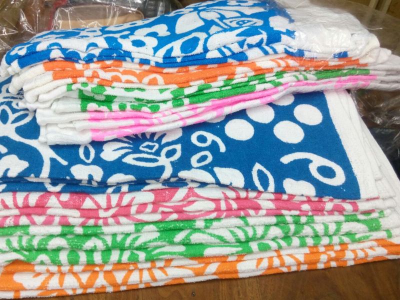 PRINTED TOWELS 4 COLORS